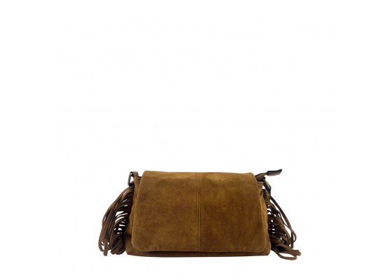 Bolso Bandolera Con Flecos